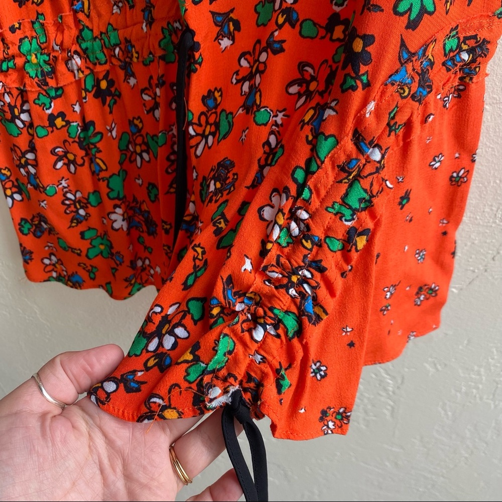 NWOT Topshop One Sleeve Top Size 6 - Picture 6 of 6